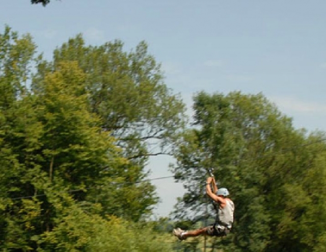  Tirolesa en las Ardenas